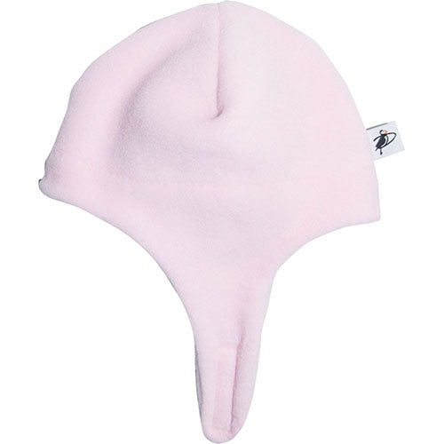 Puffin Gear Polartec Classic 200 Fleece Kids Snowball Hat with Chinwrap Closure-Made in Canada-Powder Pink