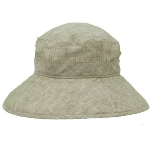 Linen Chambray Wide Brim Garden Hat | UPF50 | Made in Canada - The ...