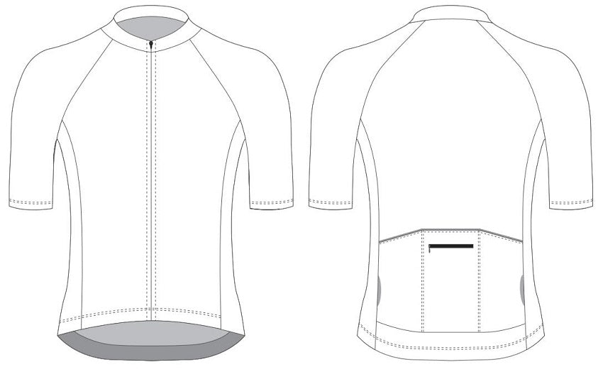 cycling jersey template