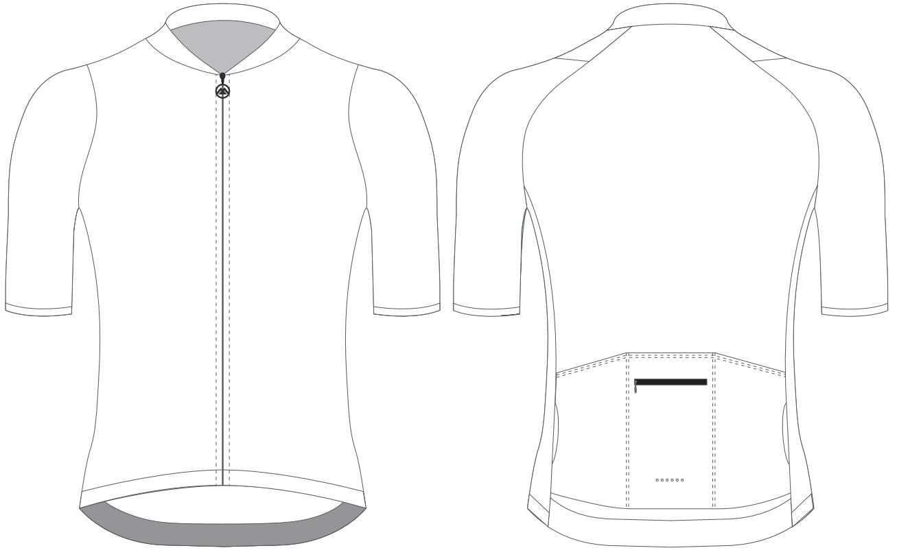 cycling jersey template