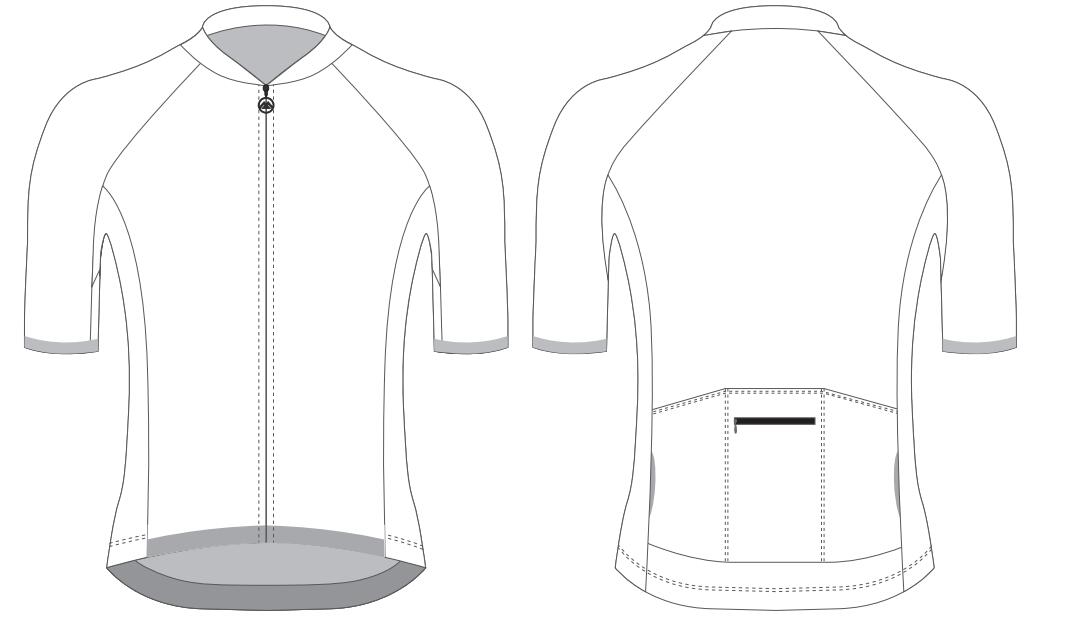 cycling jersey template