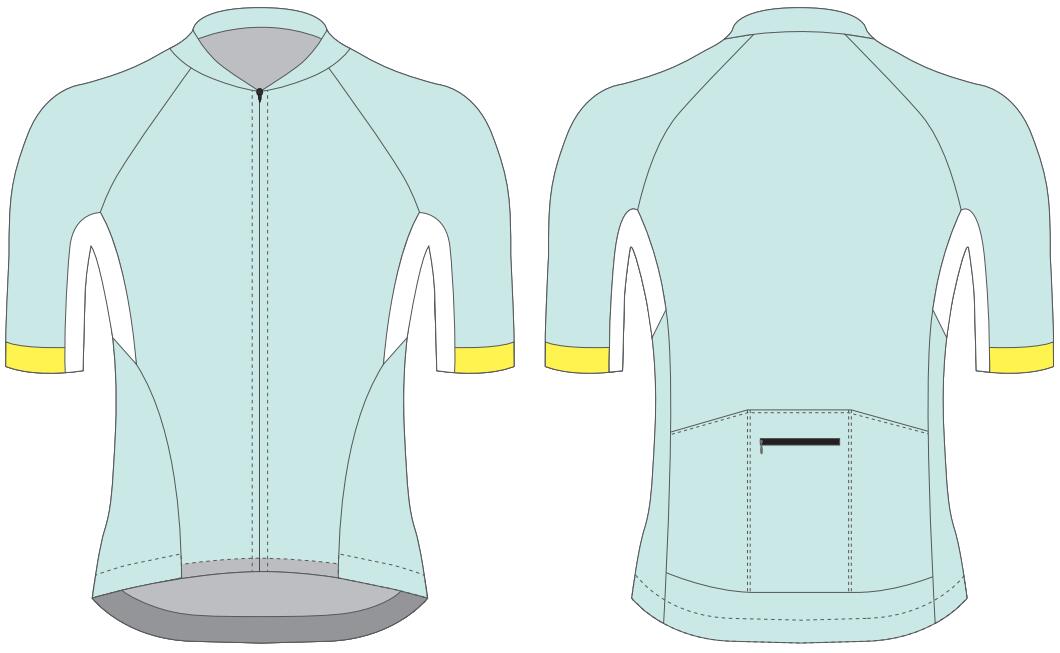 cycling jersey template