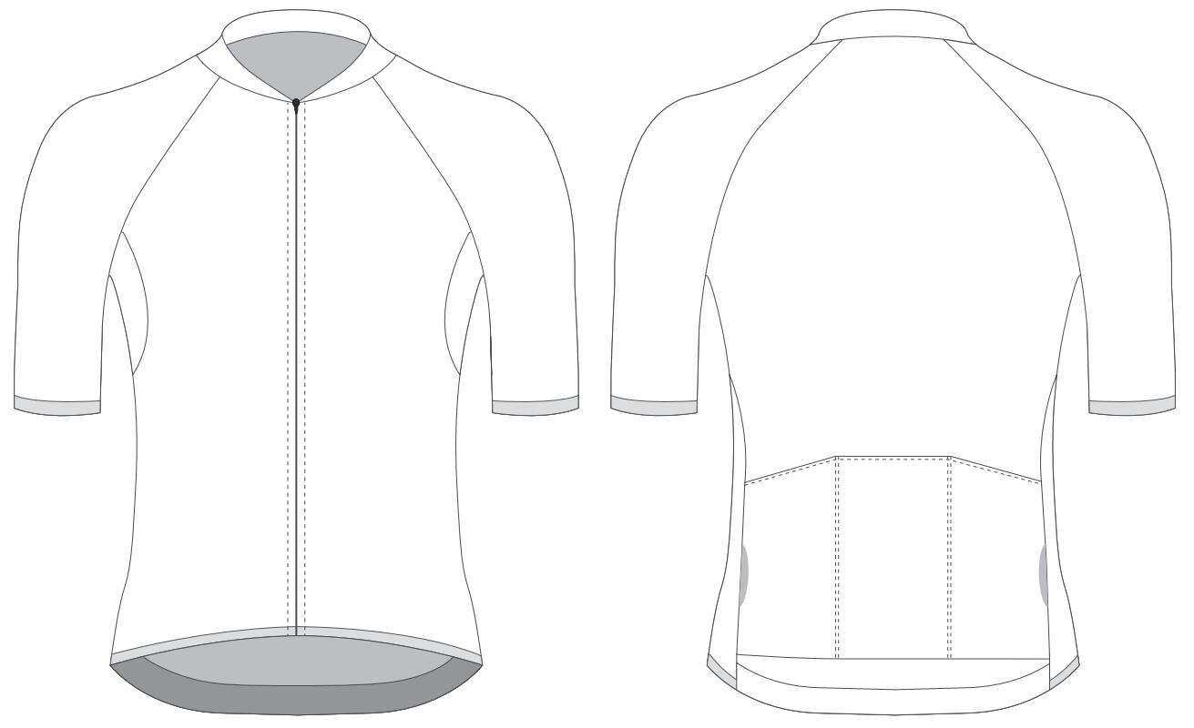 cycling jersey template