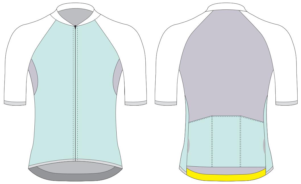 cycling jersey template