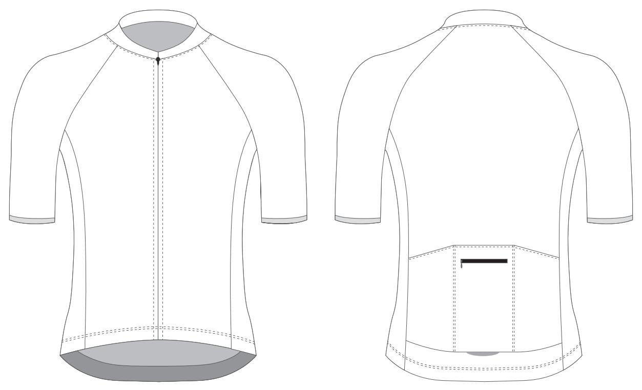 cycling jersey template