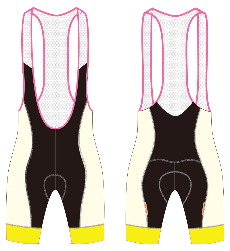 custom cycling bib shorts template