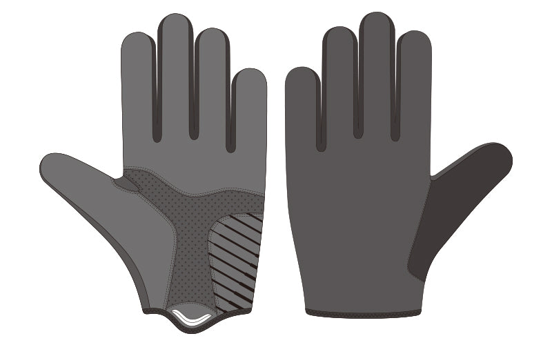 custom cycling gloves template