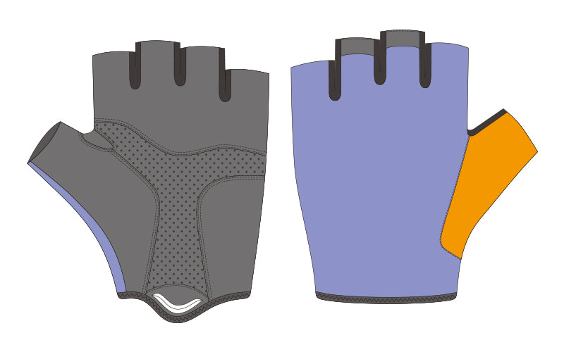 custom mtb gloves template
