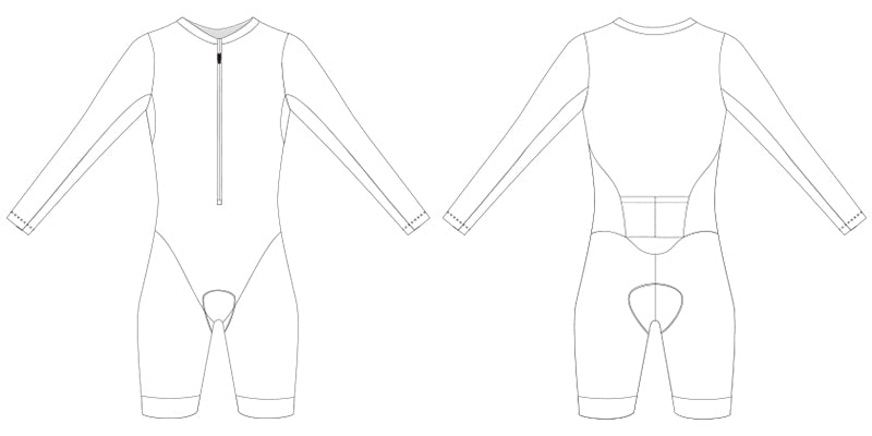 custom triathlon suit blank template