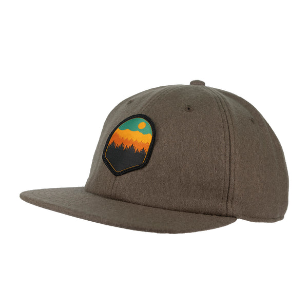 FB Mountain Scene Stock Snap Hat Forest Green – Humboldt Clothing Company