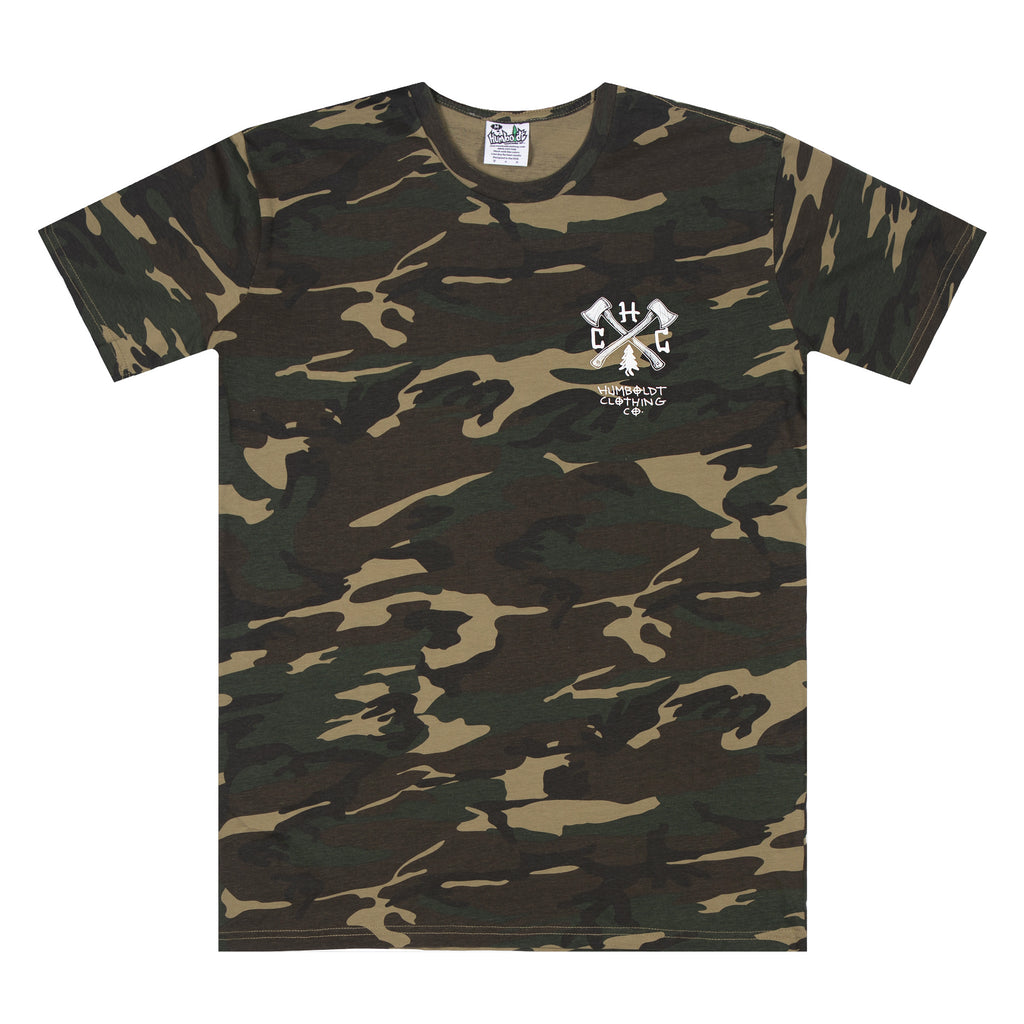 Timberjack Tshirt Green Camo – Humboldt Clothing Company