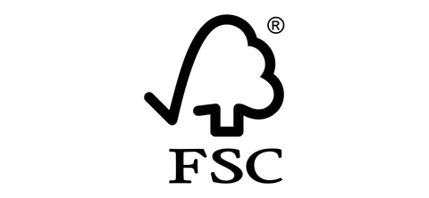 FSC certification logo - Forest Stewardship Council symbol for responsibly sourced paper packaging components