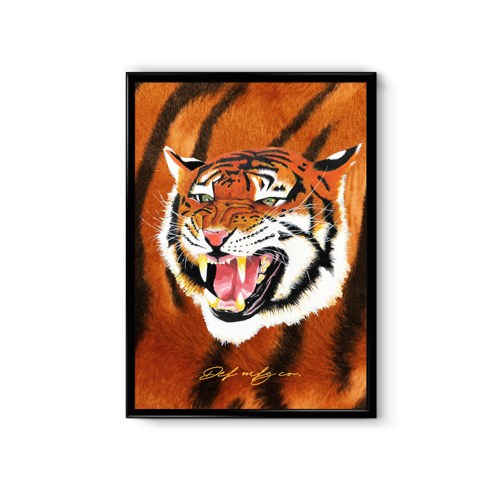 MOODY TIGER (3545) Animal Poster - Picture Poster Print Art A0 A1 A2 A3 A4