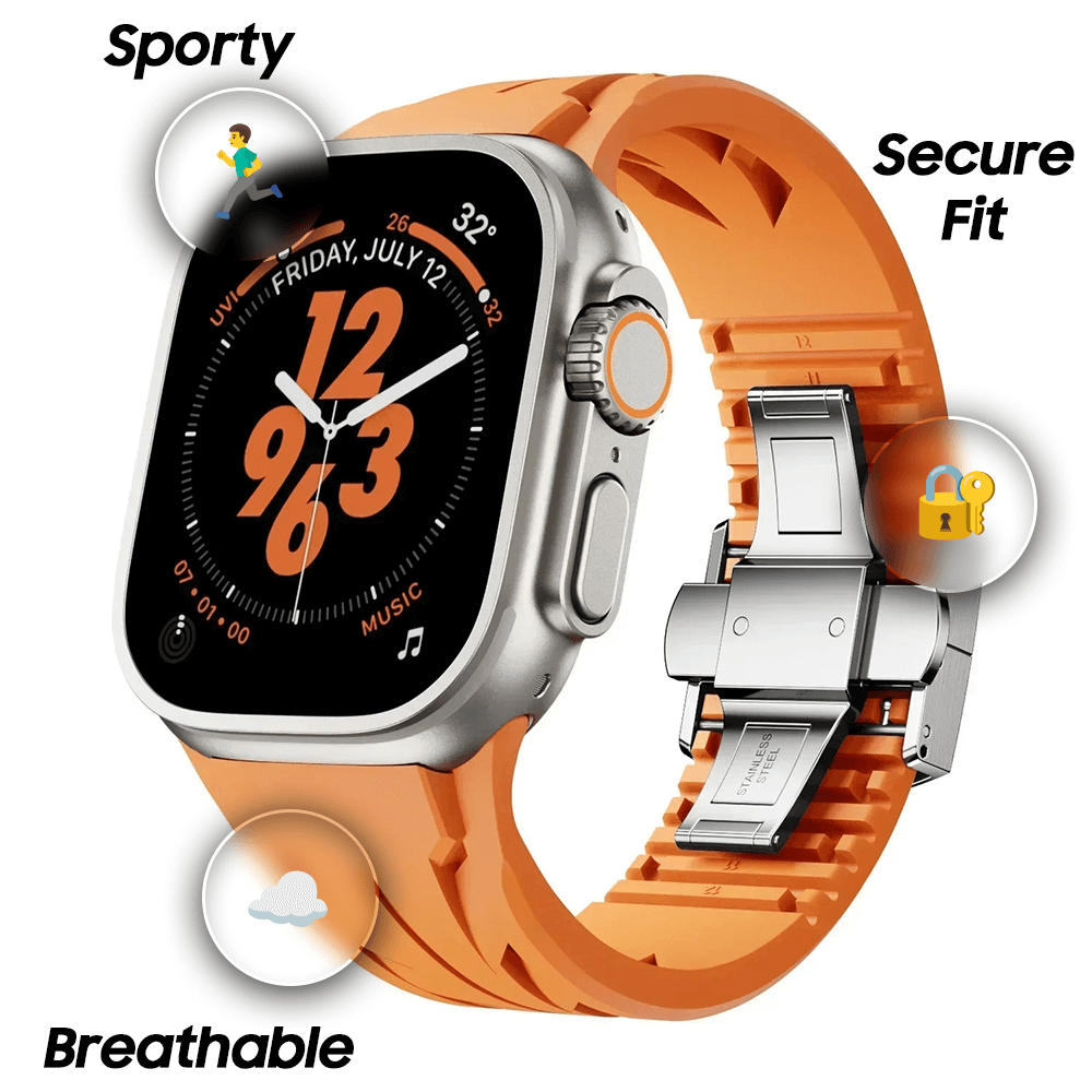Apple Watch Ultra 2 Sport Strap with Steel Buckle | Pejayz