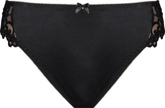 Fayreform Coral High Cut Brief - Black