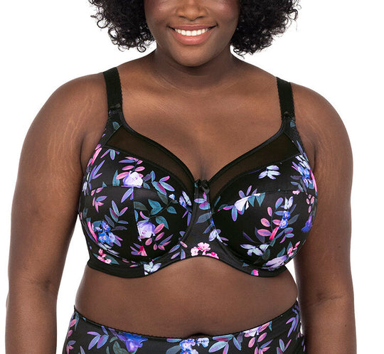 Goddess Bridget Banded Bra- Black