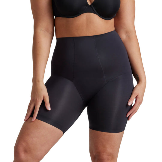 Bendon Medium Control High Waisted Shaper Short in Black