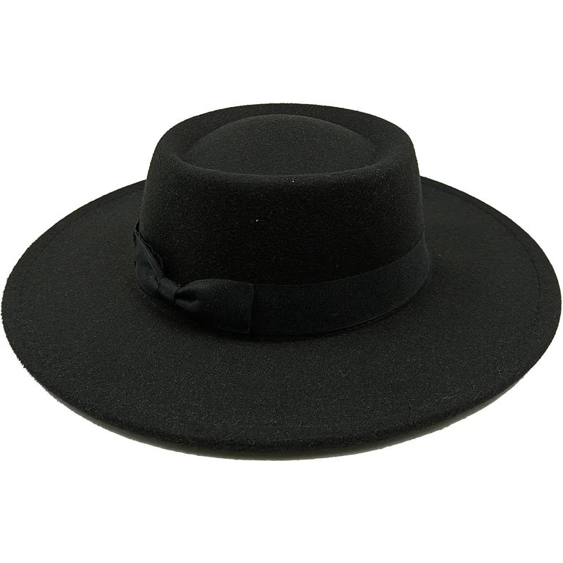 Sombrero Raised Top Fedora Hat 2023 New European and American Fedora Hat Jazz - Picture 15 of 38