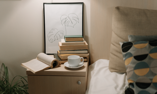 Solid wood Bedside Table