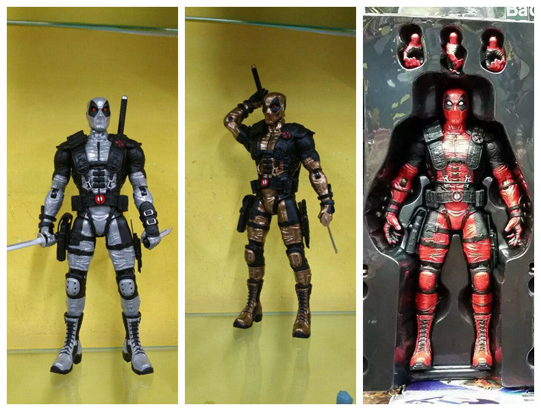 Super Hero In stock Marve Deadpool  x man new arrival  Anime figures X-men Deadpool 10 inch Action Figure Collection Model Tyrant Edition deadpool exclusive