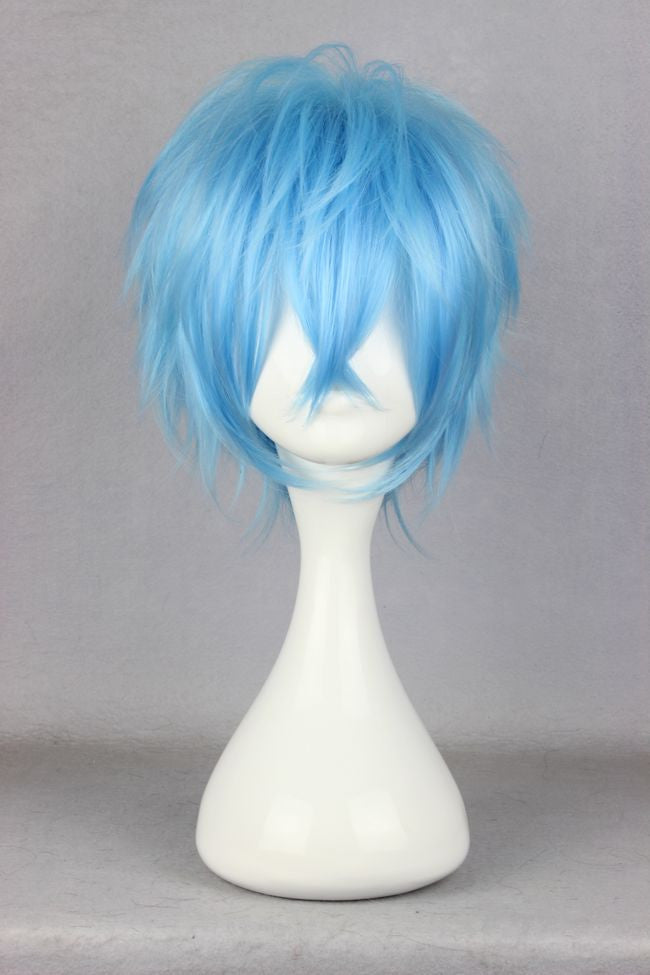 male blue wig