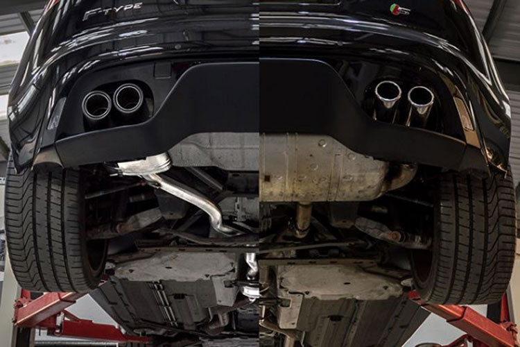 f type exhaust