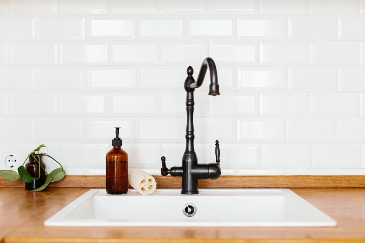 Premium faucet in a luxury bathroom