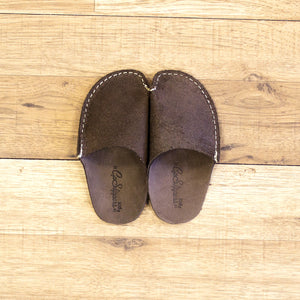 kids leather slippers
