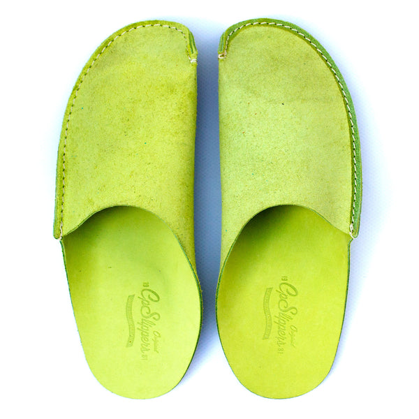 green slippers