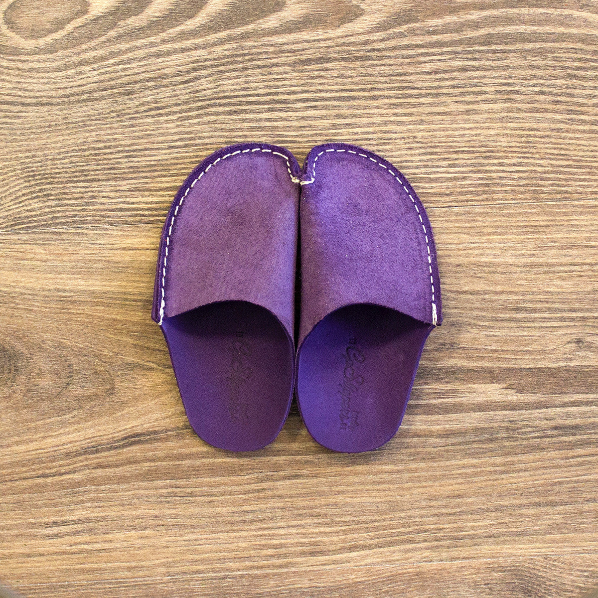 kids purple slippers