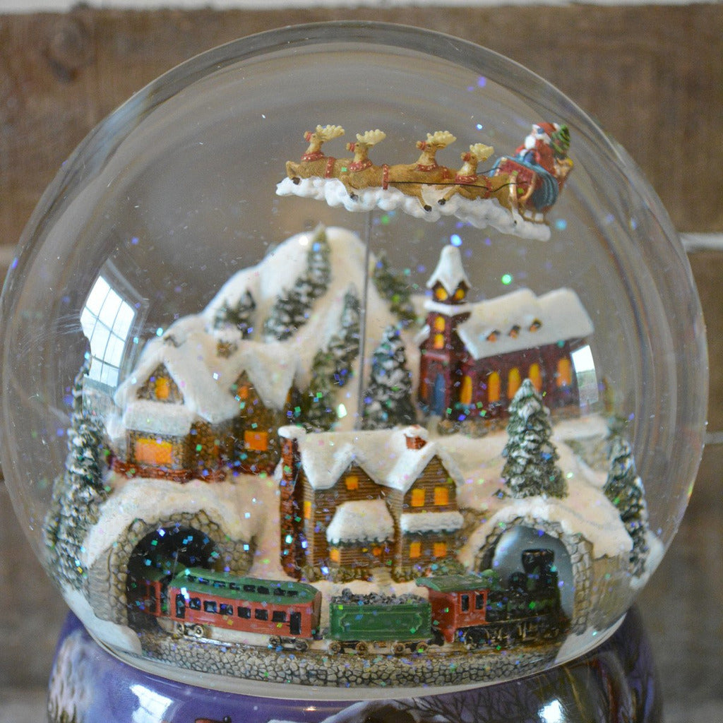 large xmas snow globes