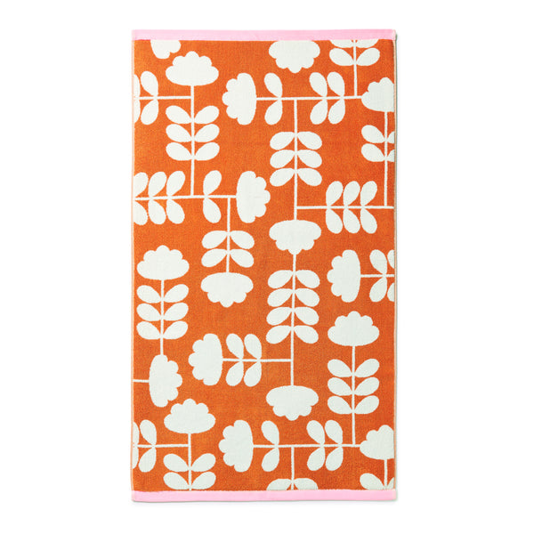 Cut Stem Orla Kiely Towels - Tulip & Paprika – Barretts of Woodbridge