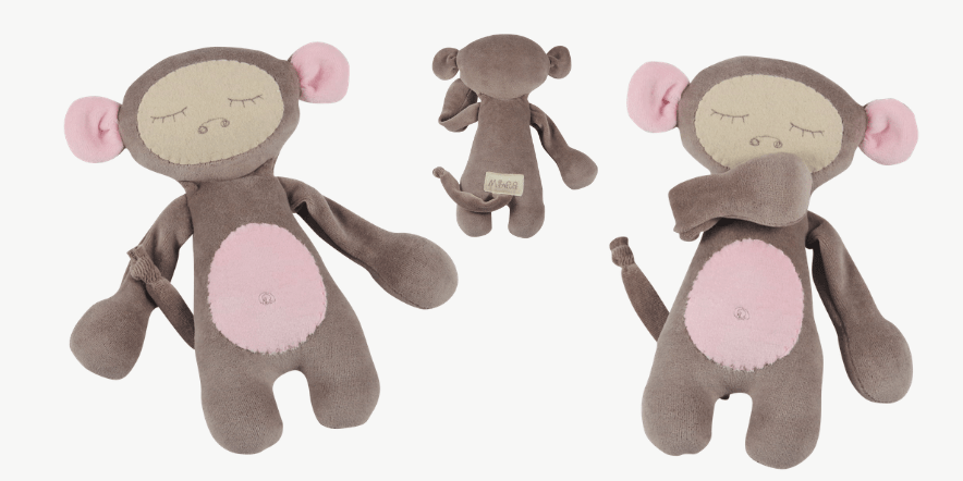 MiaPuPe teddy monkey, named stuffed animal