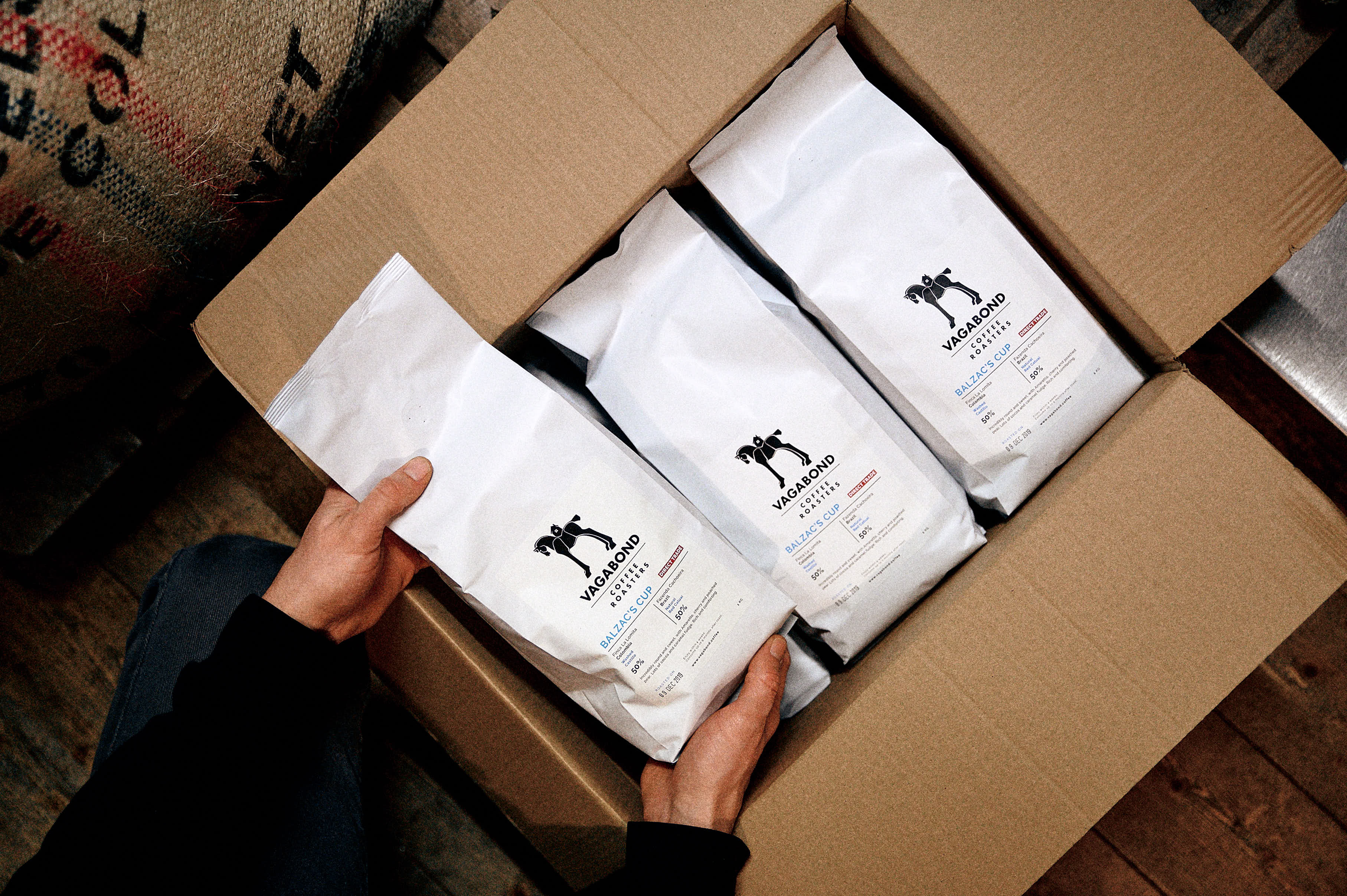 Vagabond Coffee Roasters Packaging