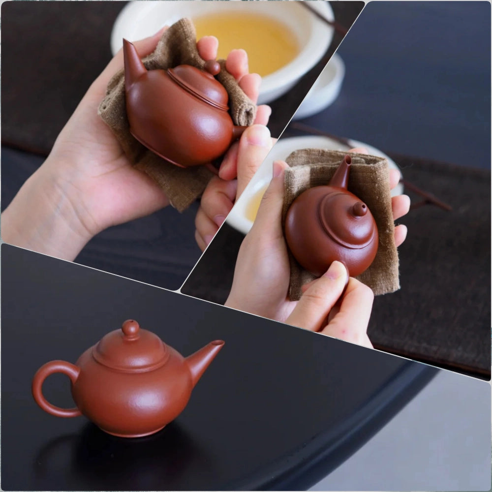 Polishing and Regular Use of Purple Clay Teapot