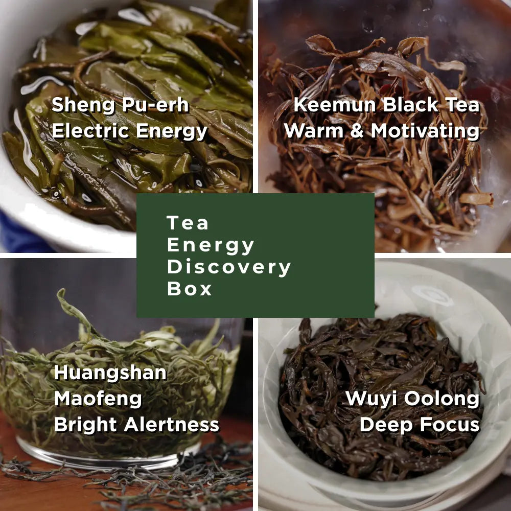 Boîte de thé à haute teneur en caféine