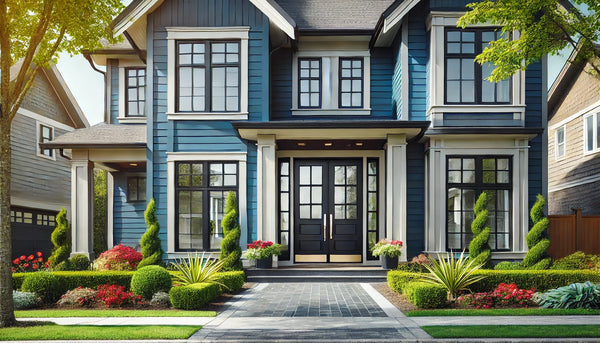 Double doors with great curb appeal