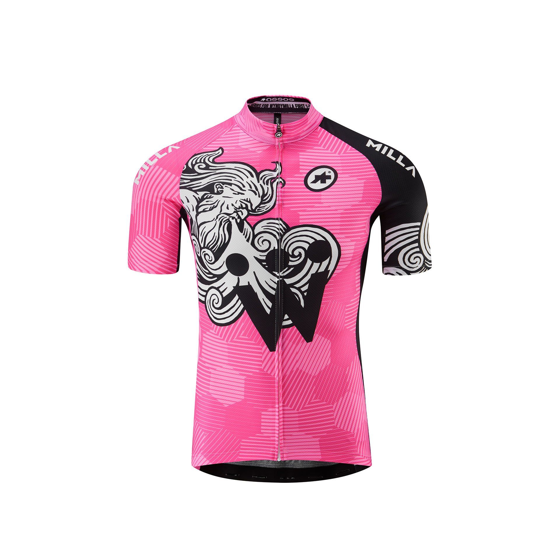 Long Sleeve Cycling Jersey Womens Roubaix Black Pink Prosecco Italian Design Ebay