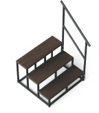 Large Stairs With Handrail