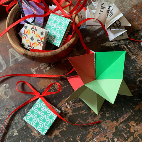 Make an origami star book