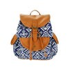 Artisanal Bags Navy Combined Canvas Backpack - Multiple Colors