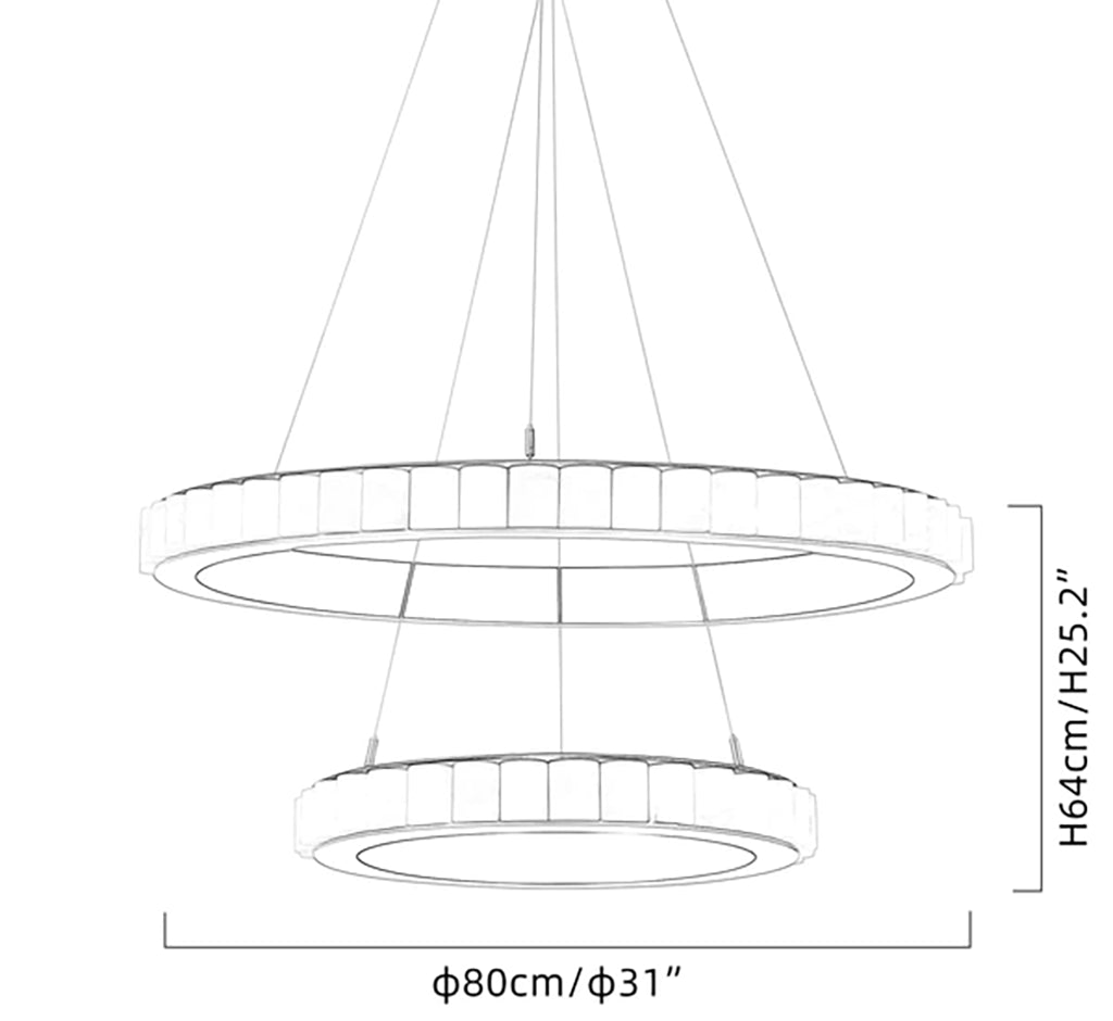 Avalon Halo Chandelier