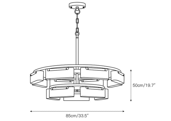 Fusion Alabaster Chandelier