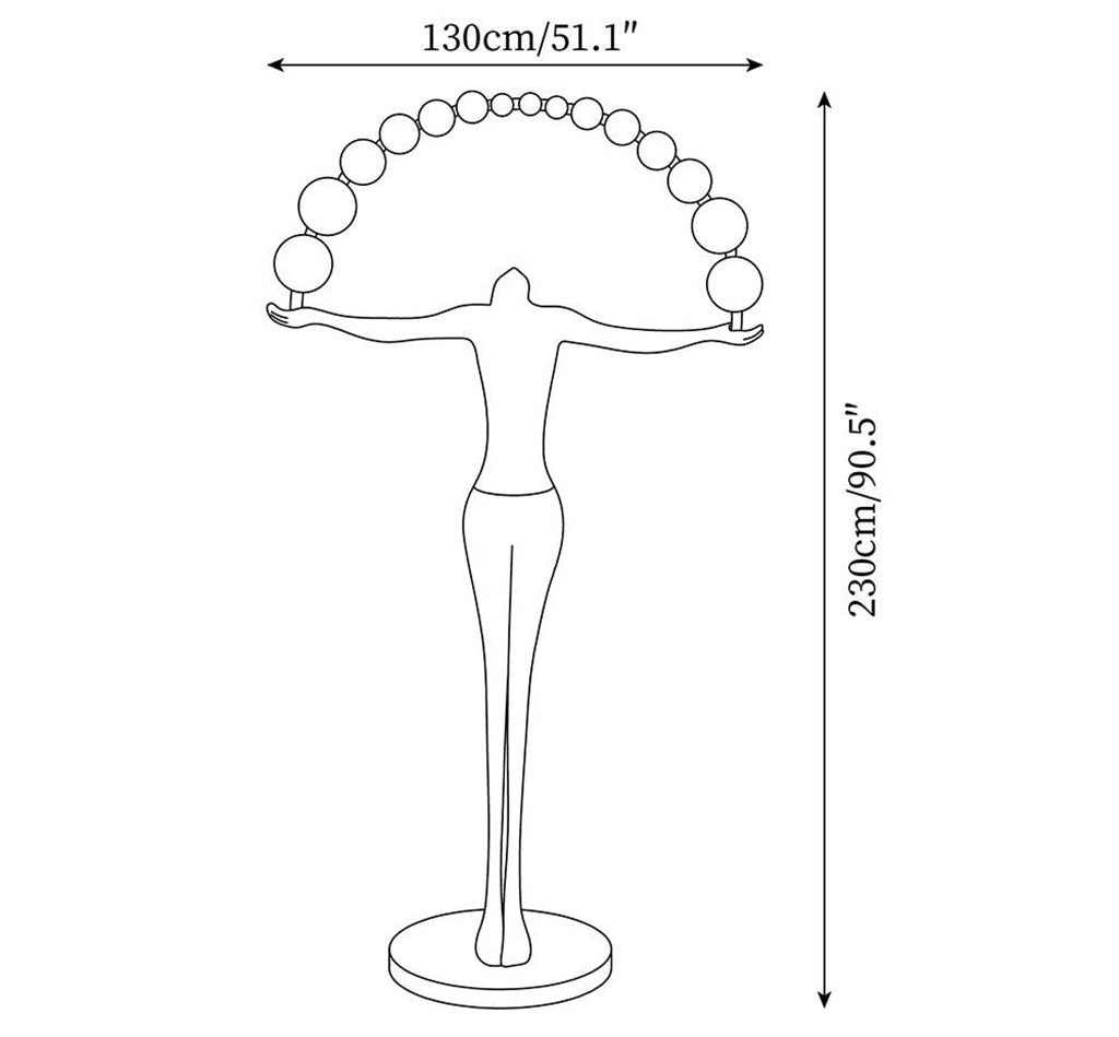 Liberty Sculpture Floor Lamp