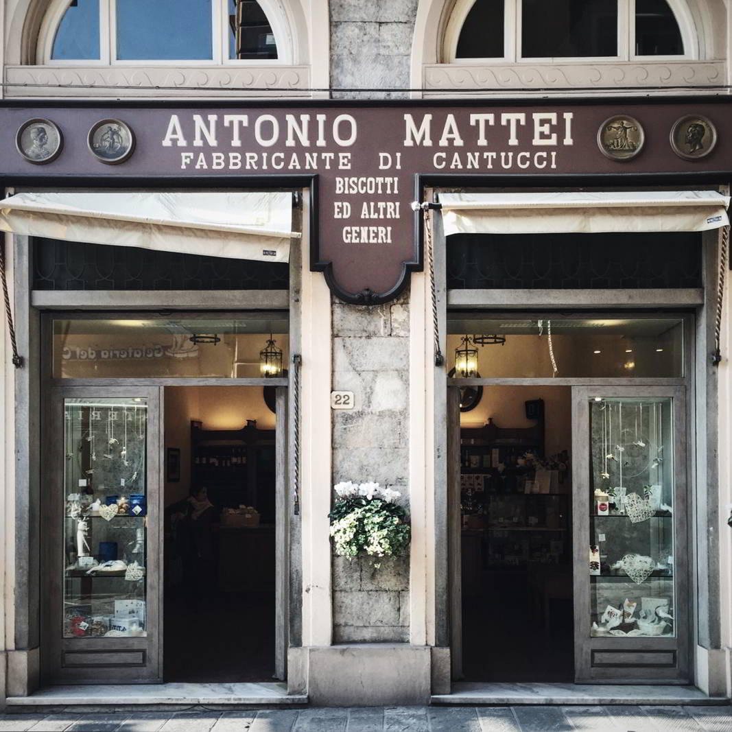 Antonio Mattei Shop in Prato, Tuscany