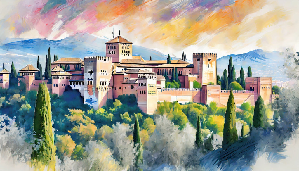 Image: Illustration Alhambra Palace, Copyright © squul.com, All rights reserved