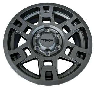 Toyota PTR56-89210-F2 Toyota TRD Pro 17 6 Spoke Flat Black Wheel