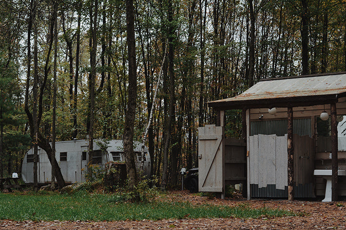 the outlier inn 1950s camping trailer rv - glamping airbnb catskills upstate ny 