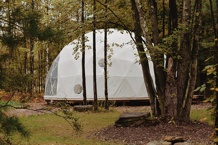 the outlier inn geodesic dome - glamping airbnb catskills upstate ny 