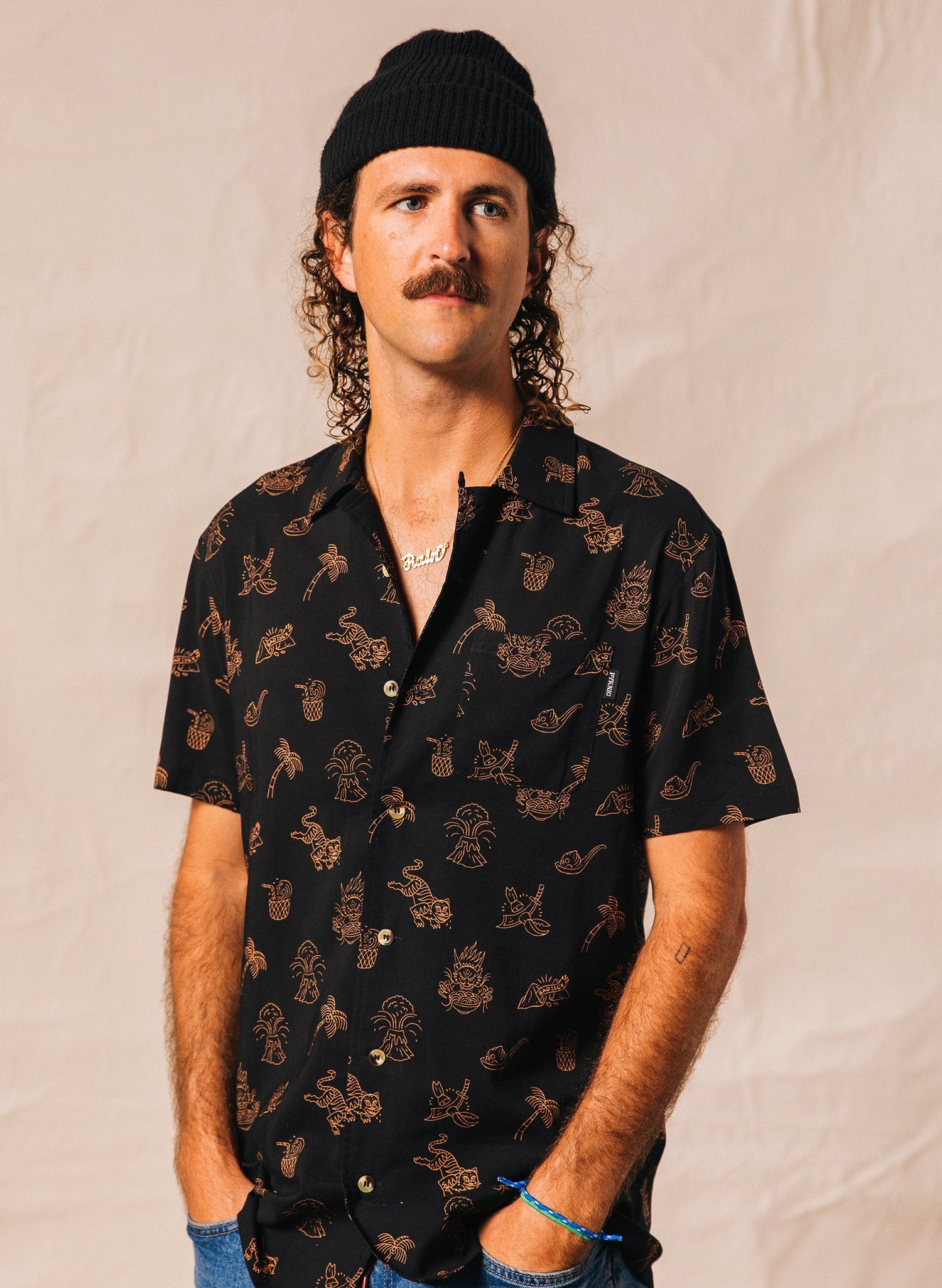 Morning Glory Donuts & Coffee Vintage Button-Up Shirt – Pyknic